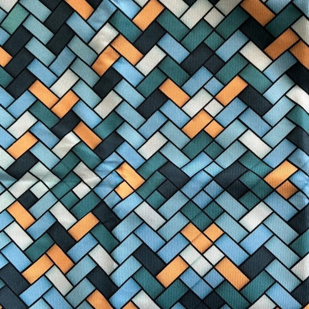 CALITIME GEOMETRIC PRINT PILLOW COVERS